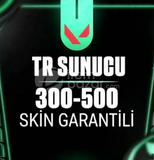 Valorant 300-500 Skin Garantili Random Hesap