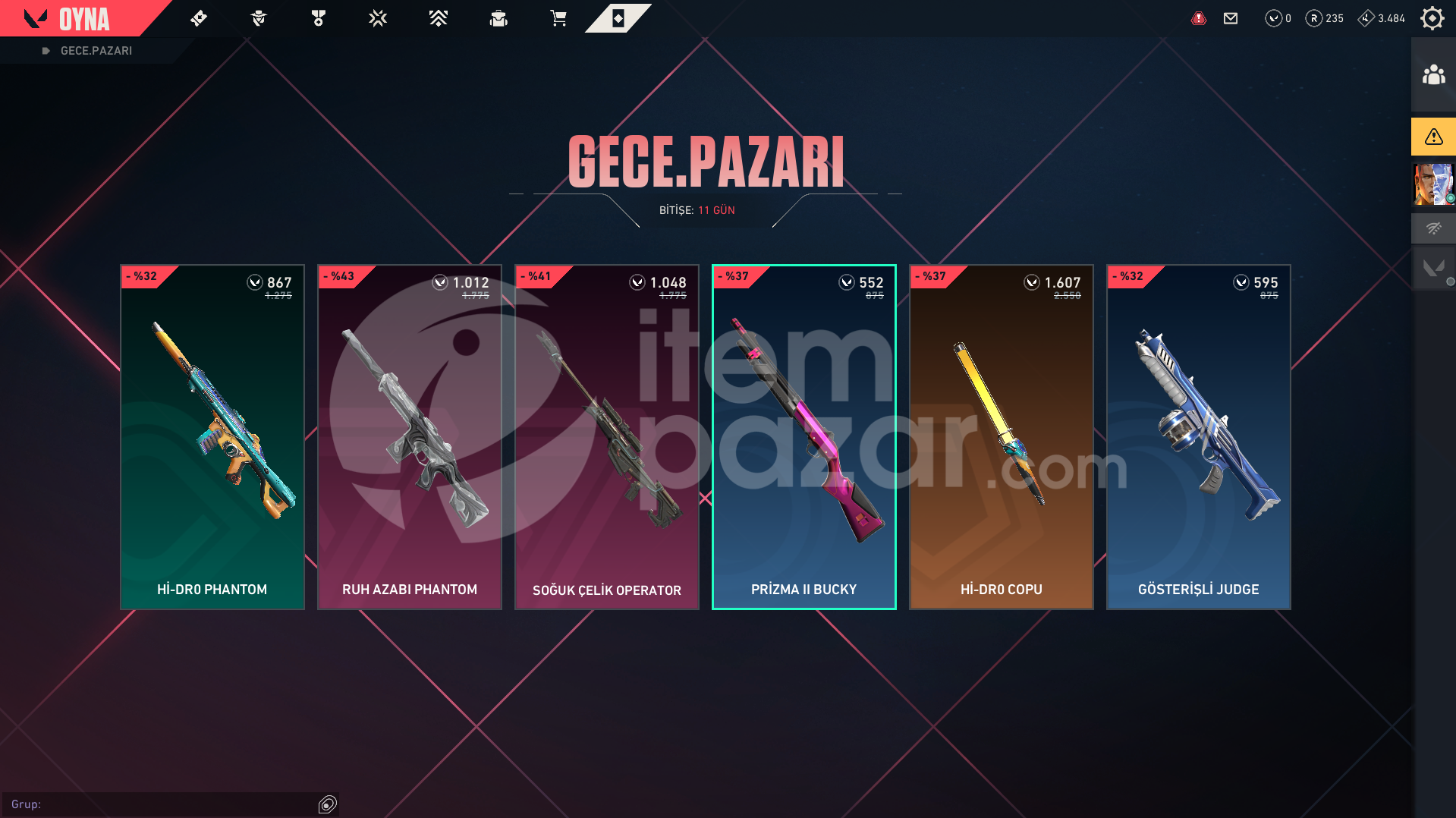 Valorant 50 Seviye Üstü Mail Değişen Hesap