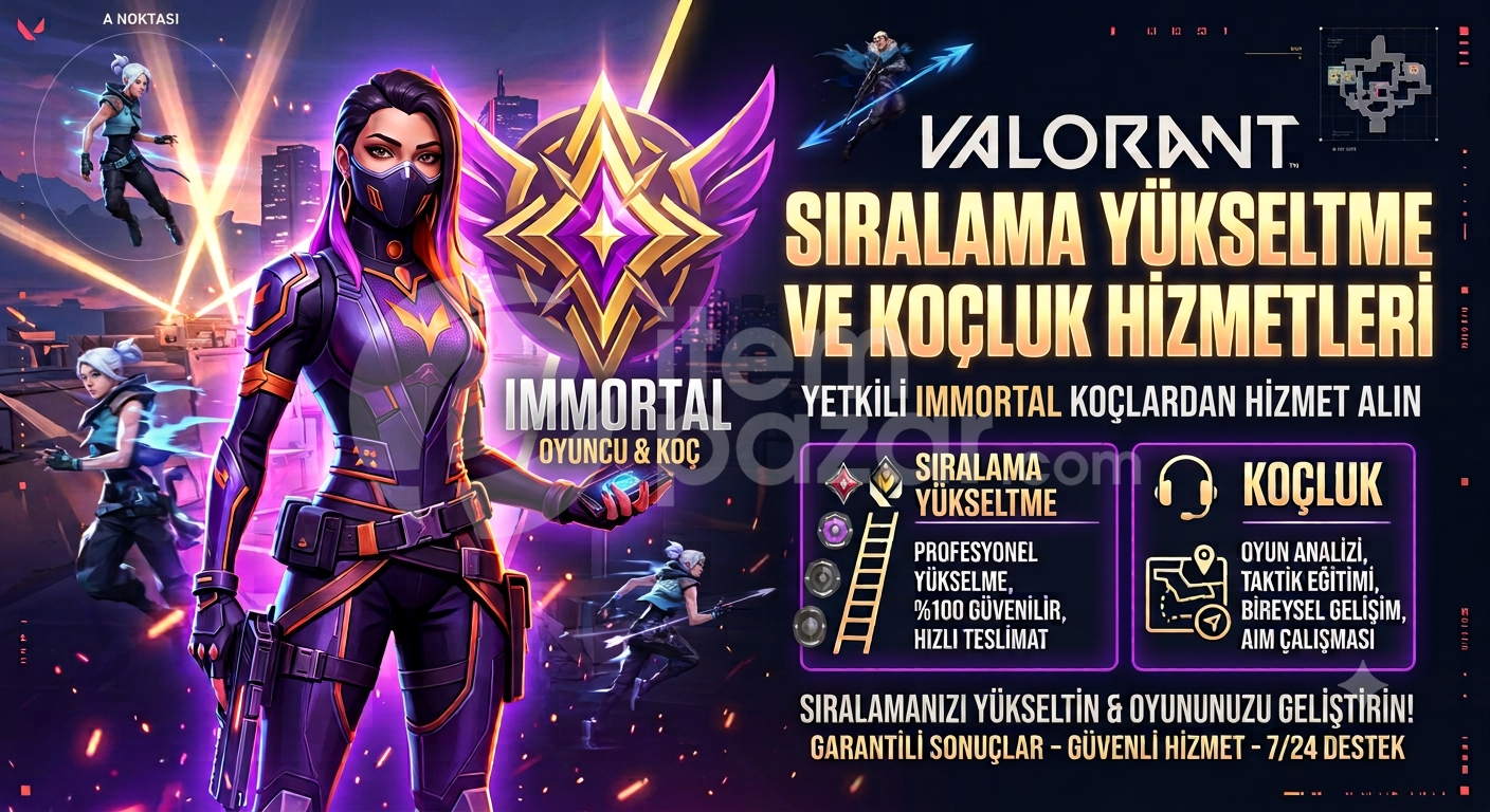 VALORANT / KİŞİYE ÖZEL KOÇLUK VE ELOBOOST 