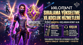 VALORANT / KİŞİYE ÖZEL KOÇLUK VE ELOBOOST 