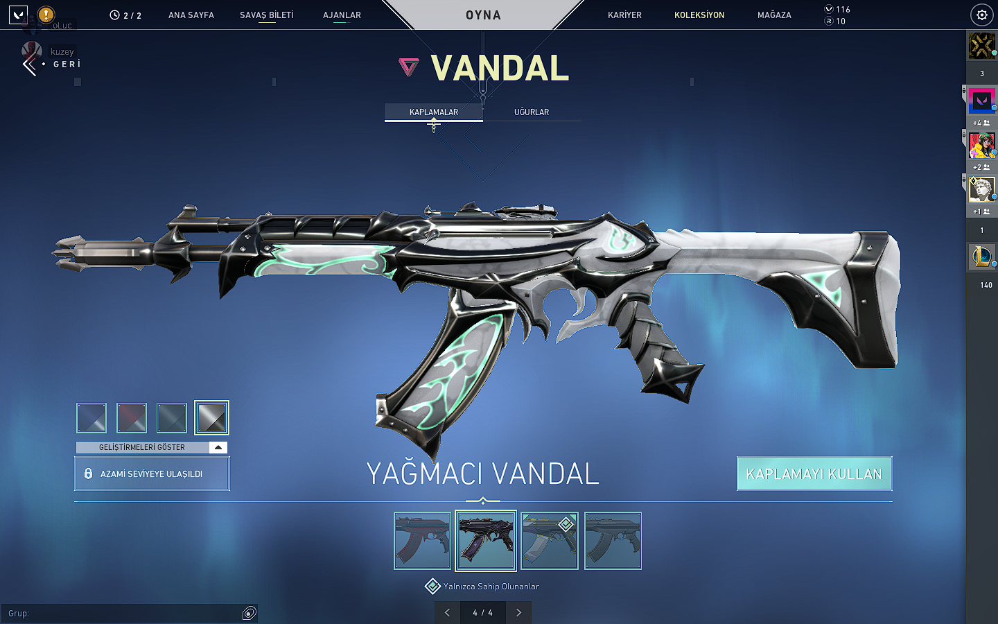  YAĞMACI+ASİL VANDAL + RGX PHANTOM SÜPER HESAP!