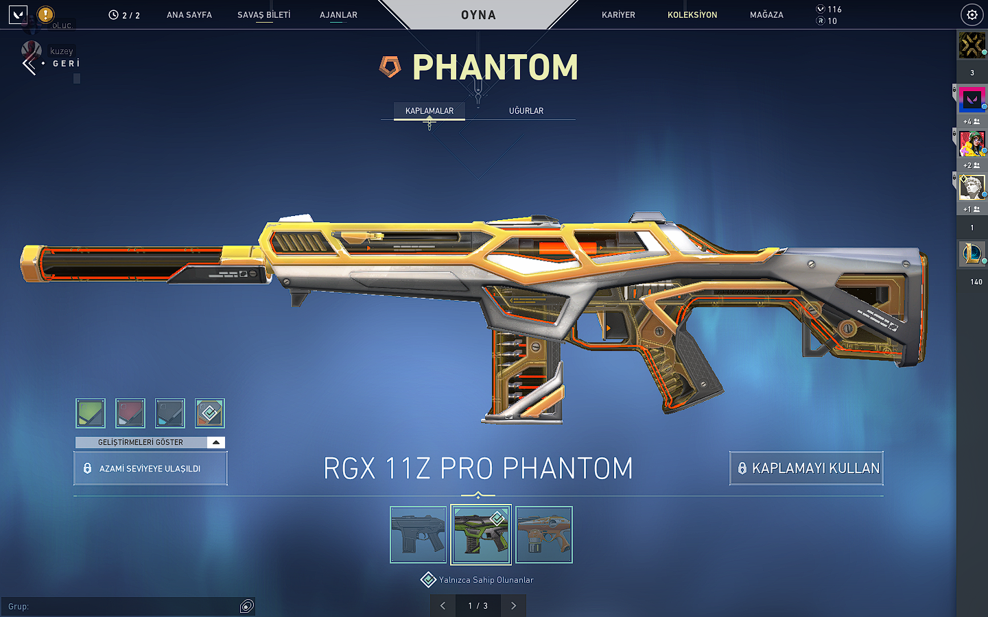  YAĞMACI+ASİL VANDAL + RGX PHANTOM SÜPER HESAP!
