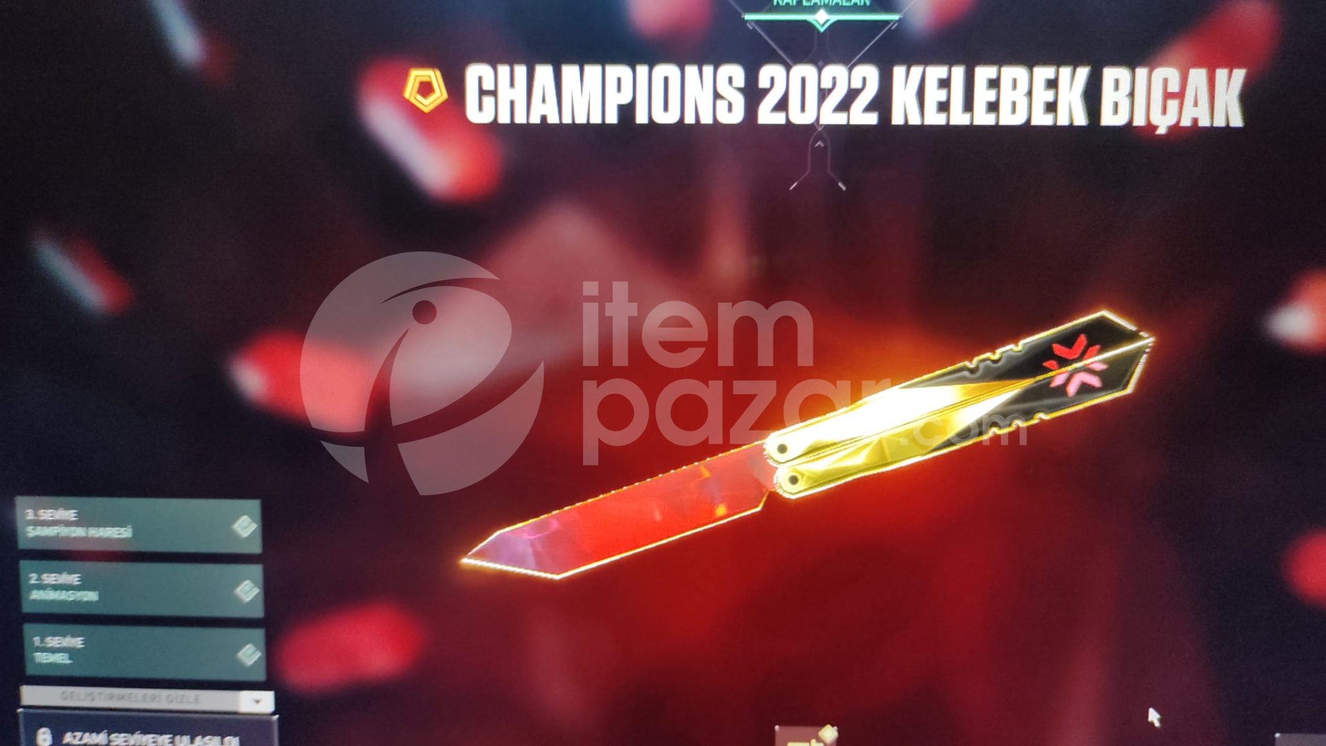 VALORANT CHAMPIONS 2022 BIÇAKLI RNDOM HESAP