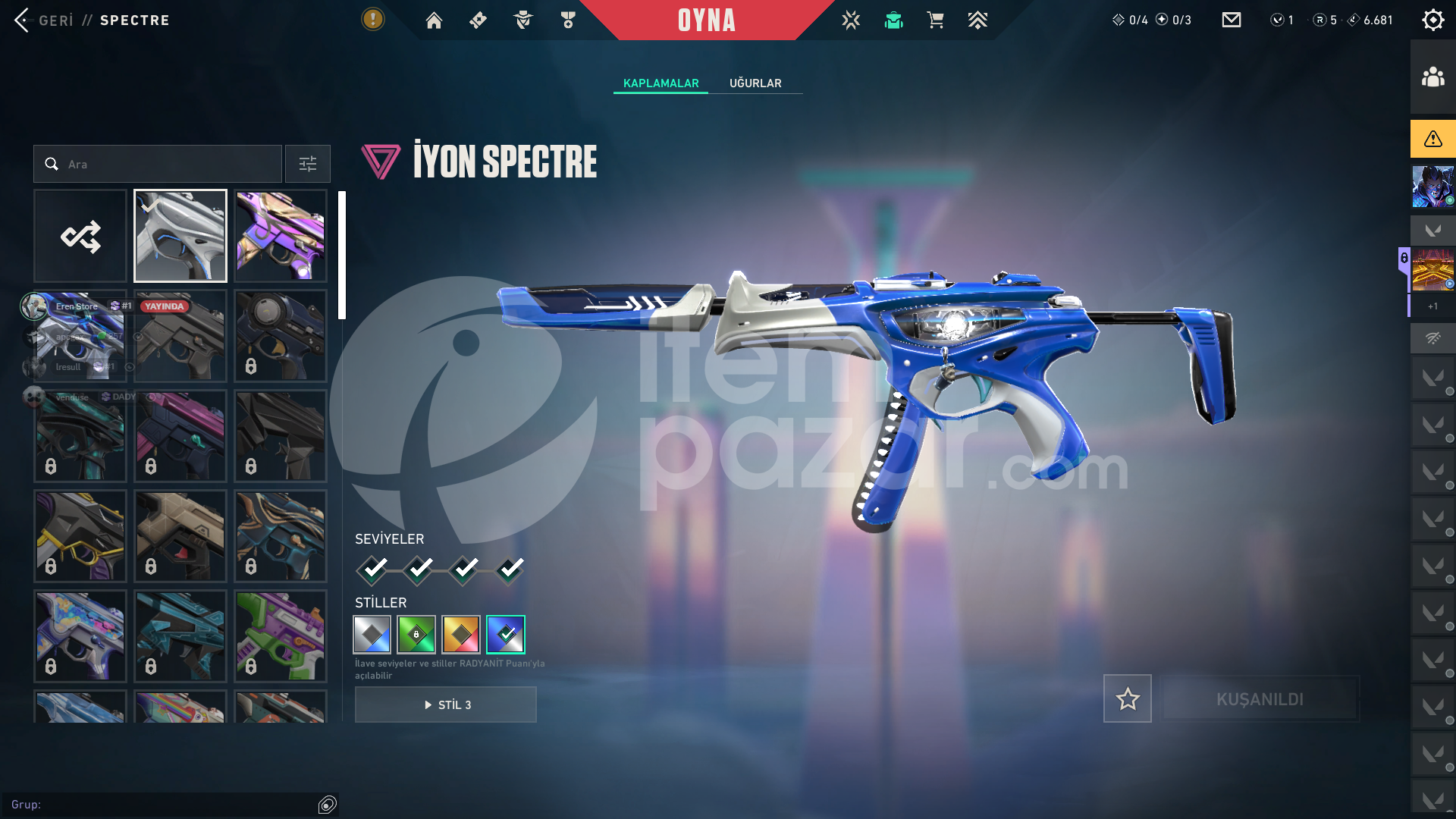VALORANT EFSANE FIRSAT HESABI | ( 40+ SKIN )