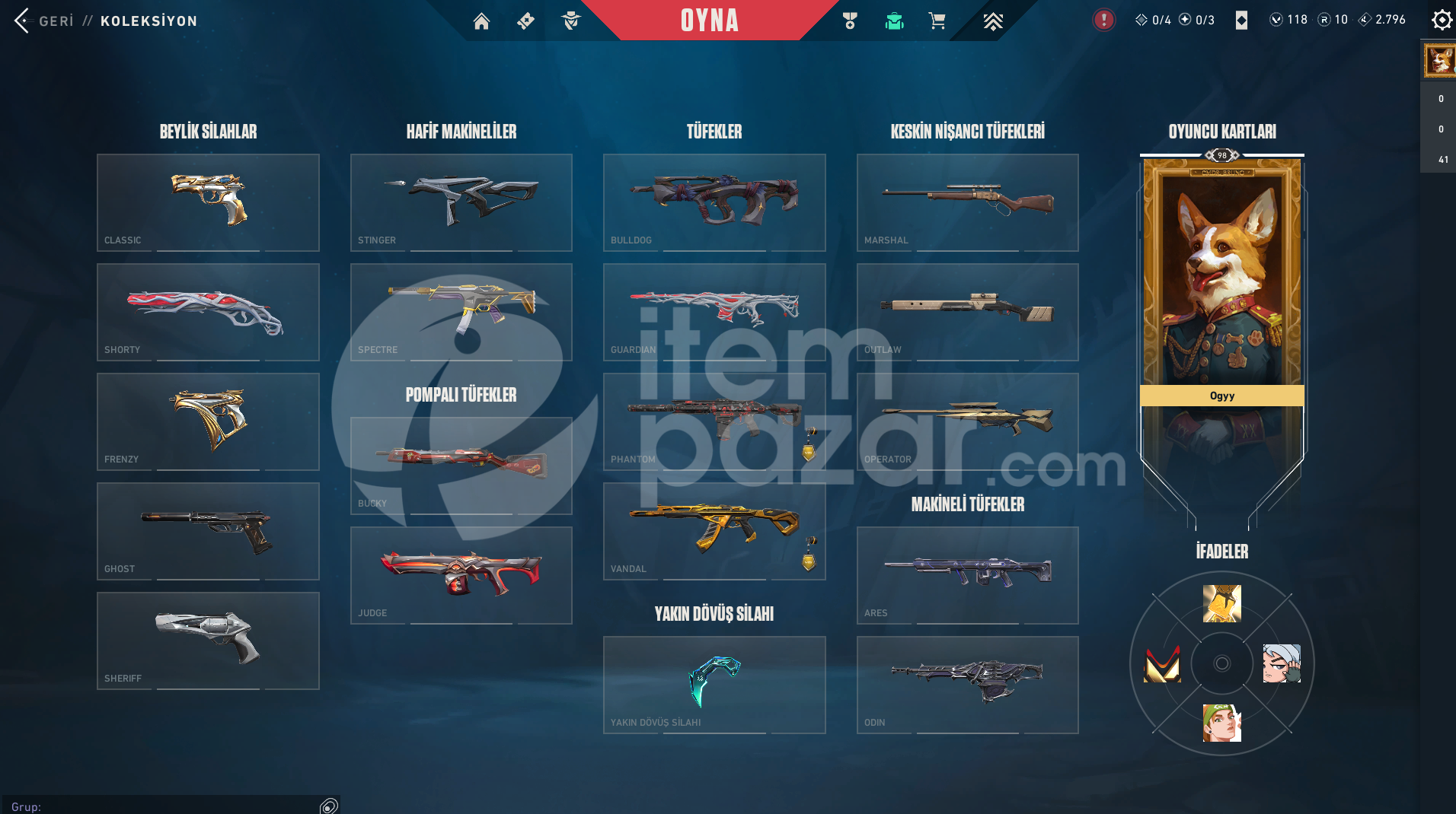 VALORANT HESAP TERTEMİZ FULL+FULL