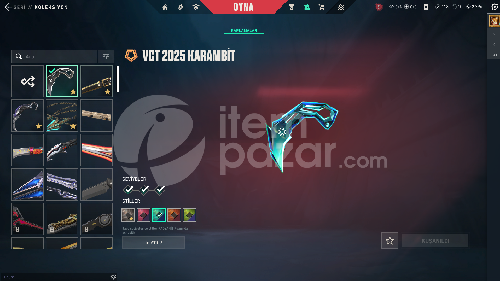 VALORANT HESAP TERTEMİZ FULL+FULL