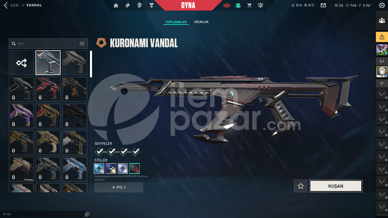 Valorant Kronomi Vandal Hesap