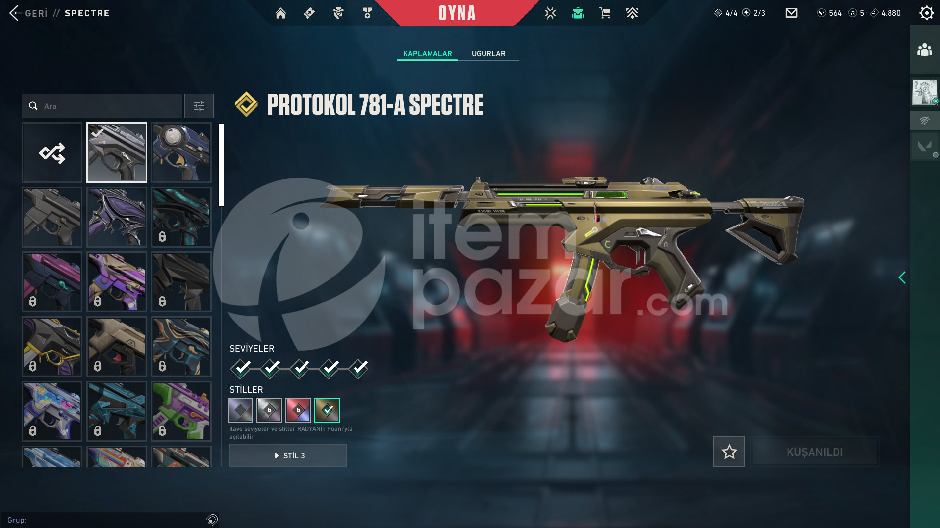  Valorant Acil Satılık Champions 2022 Phantom