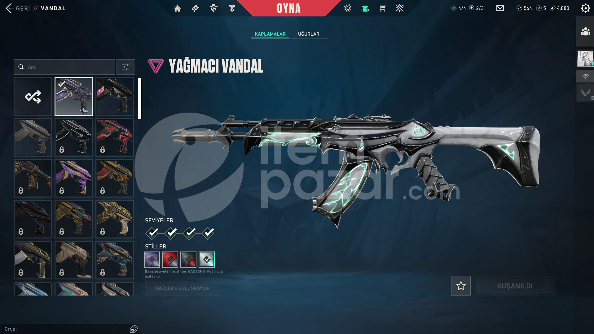  Valorant Acil Satılık Champions 2022 Phantom