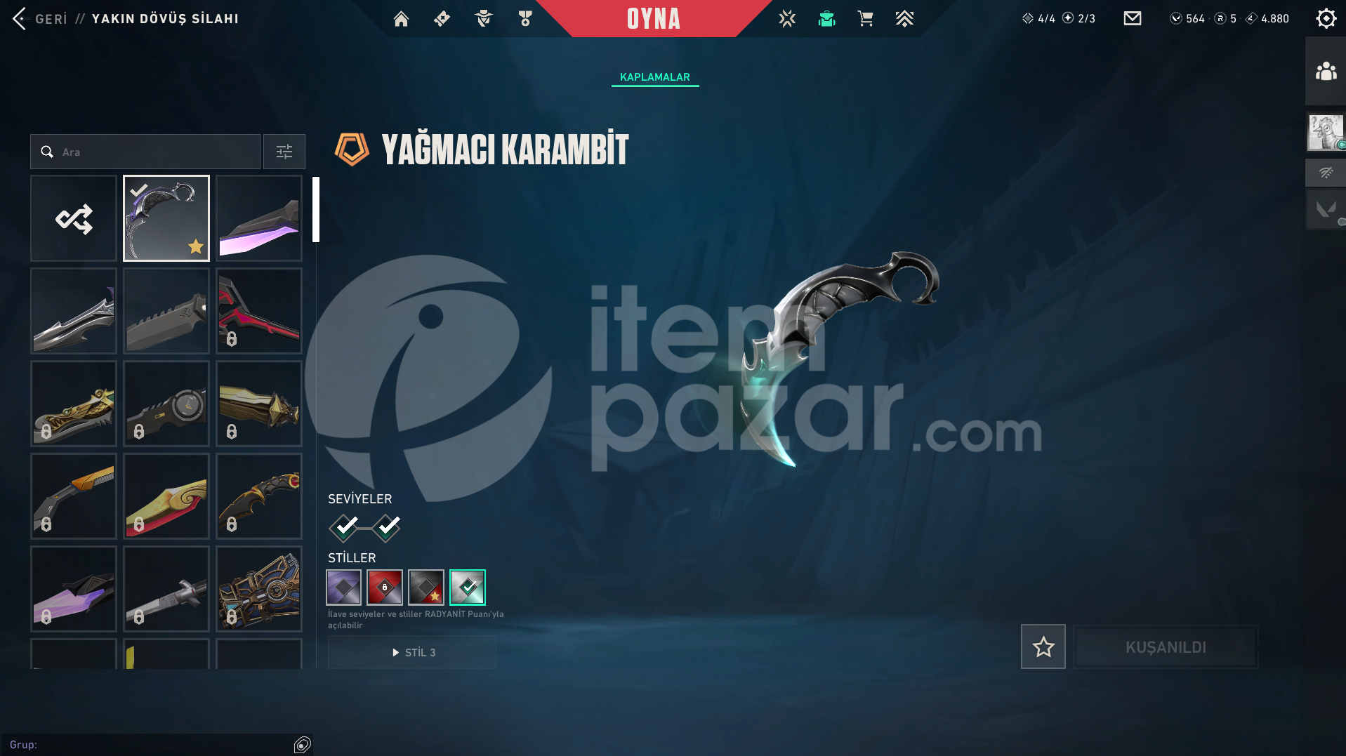  Valorant Acil Satılık Champions 2022 Phantom