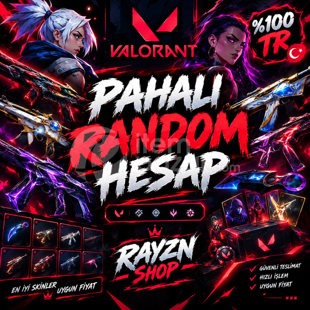 ✅VALORANT PAHALI RANDOM HESAP✅