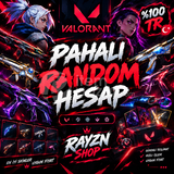 ✅VALORANT PAHALI RANDOM HESAP✅