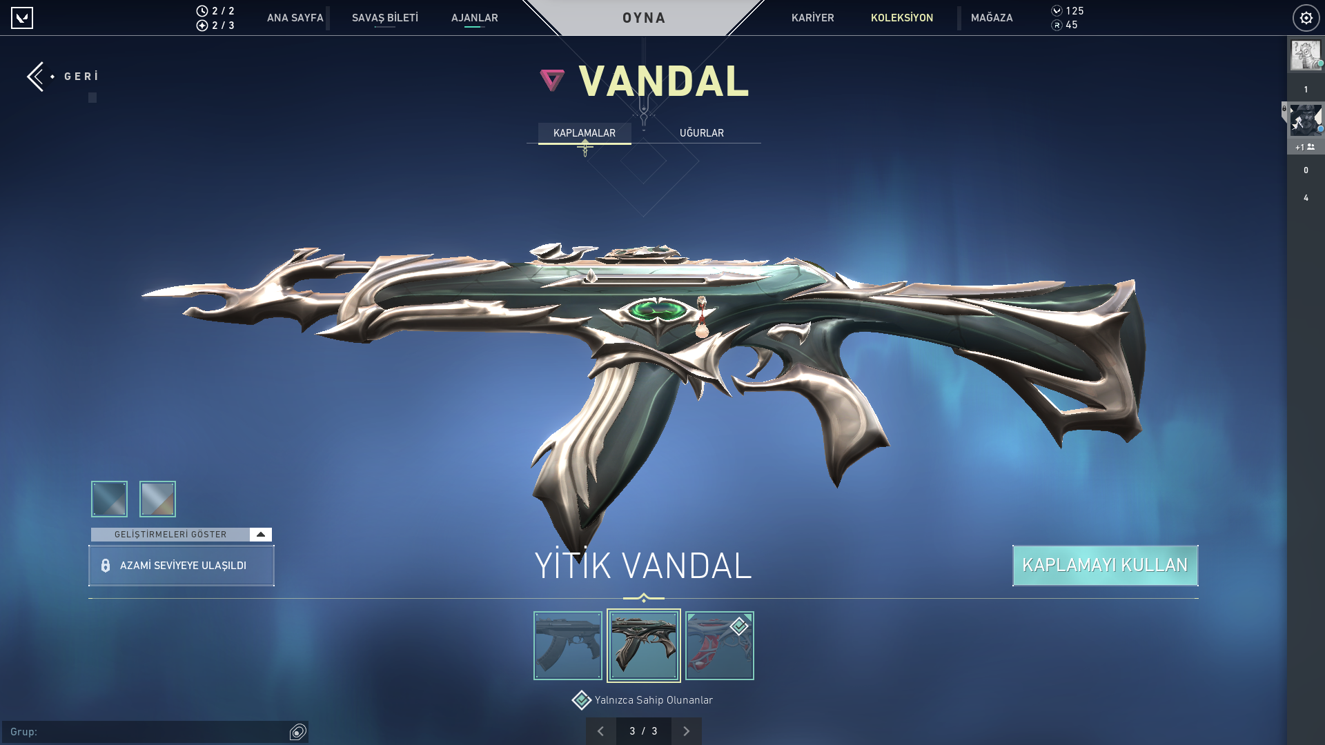 Valorant Skinli Hesap