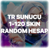 VALORANT TR SUNUCU 1-120 RANDOM SKİN GARANTİLİ