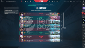 Valorant Unranked hesap 54 seviye
