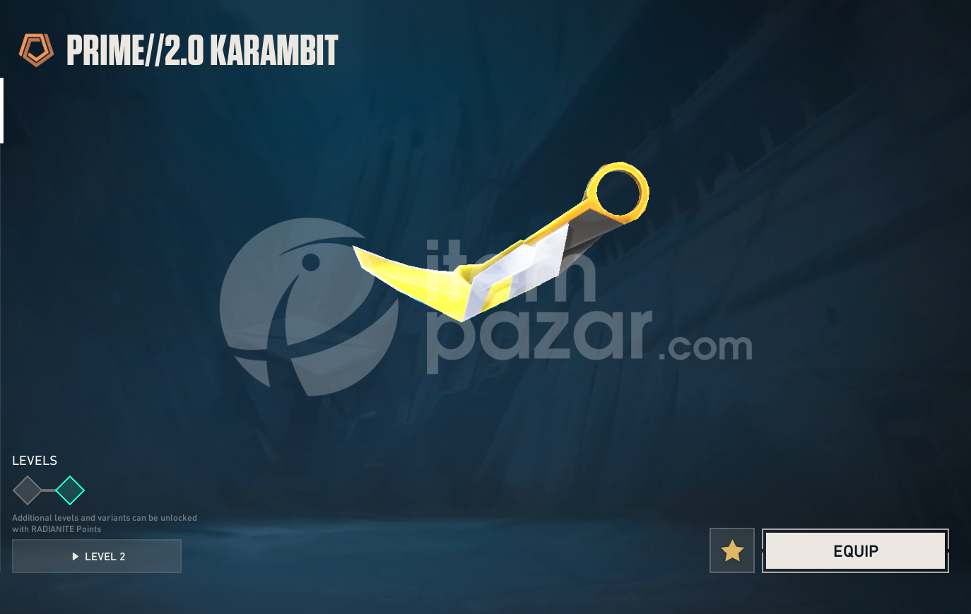Valorant Yağmacı Karambit ve bol skinli hesap