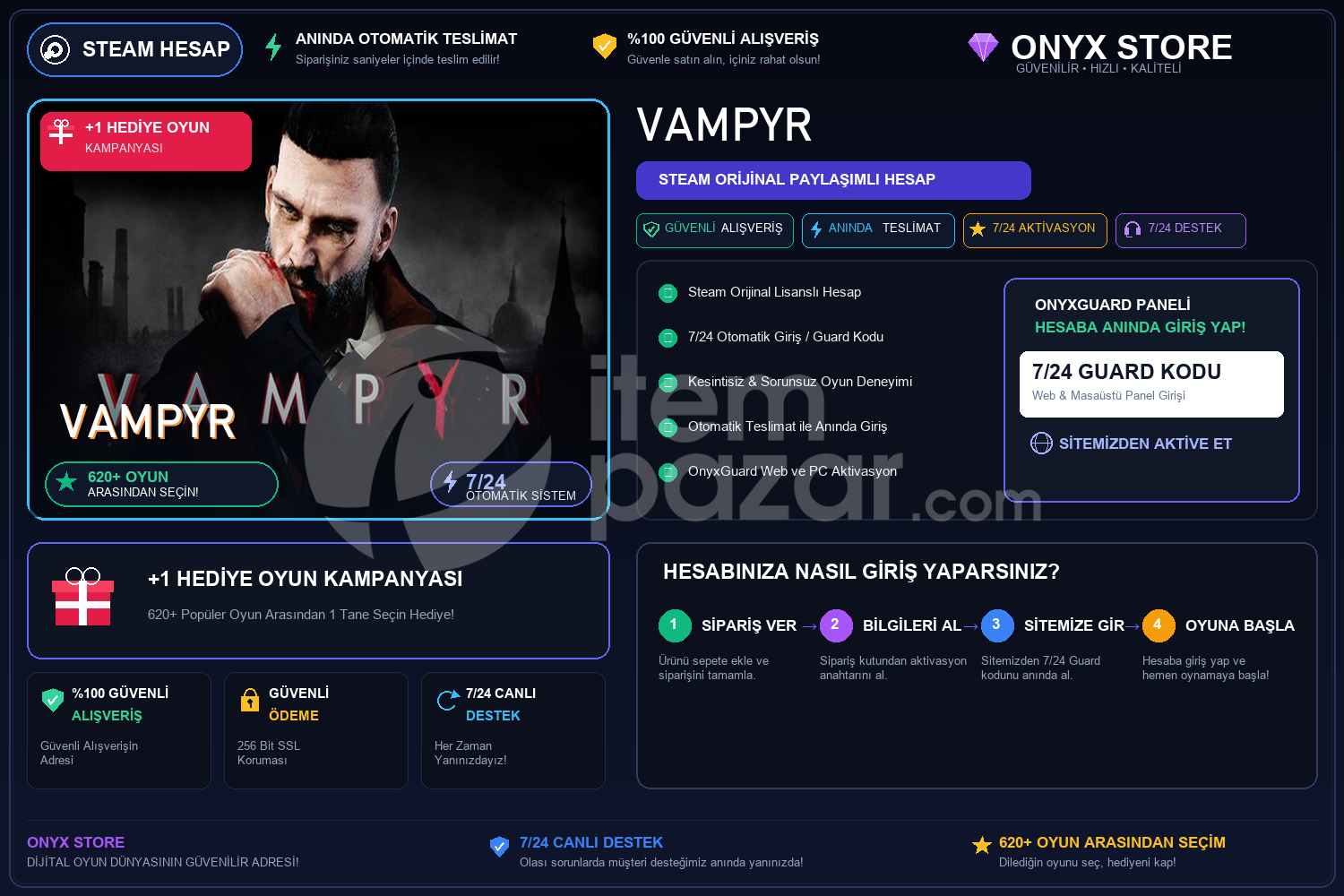Vampyr Garantili + Hediye