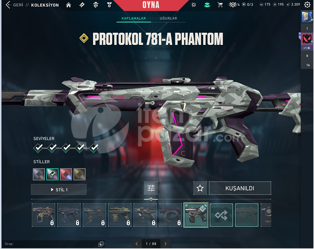 VANDAL + PHANTOM + GHOST EFSANE HESAP