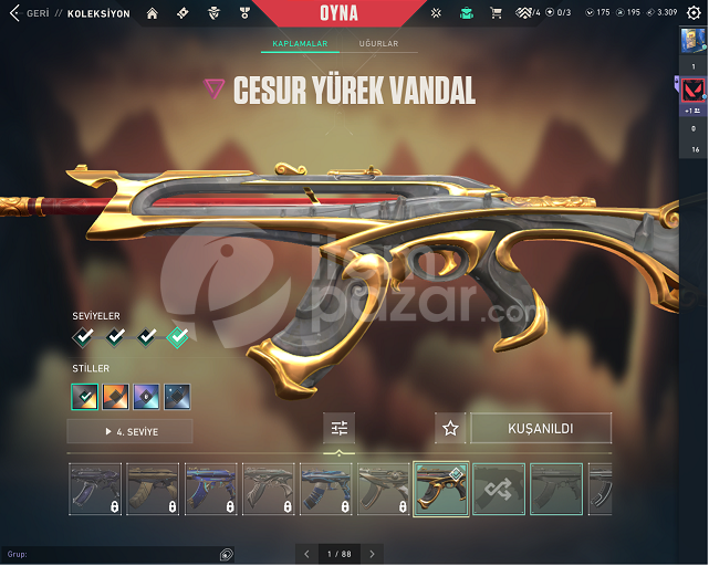 VANDAL + PHANTOM + GHOST EFSANE HESAP