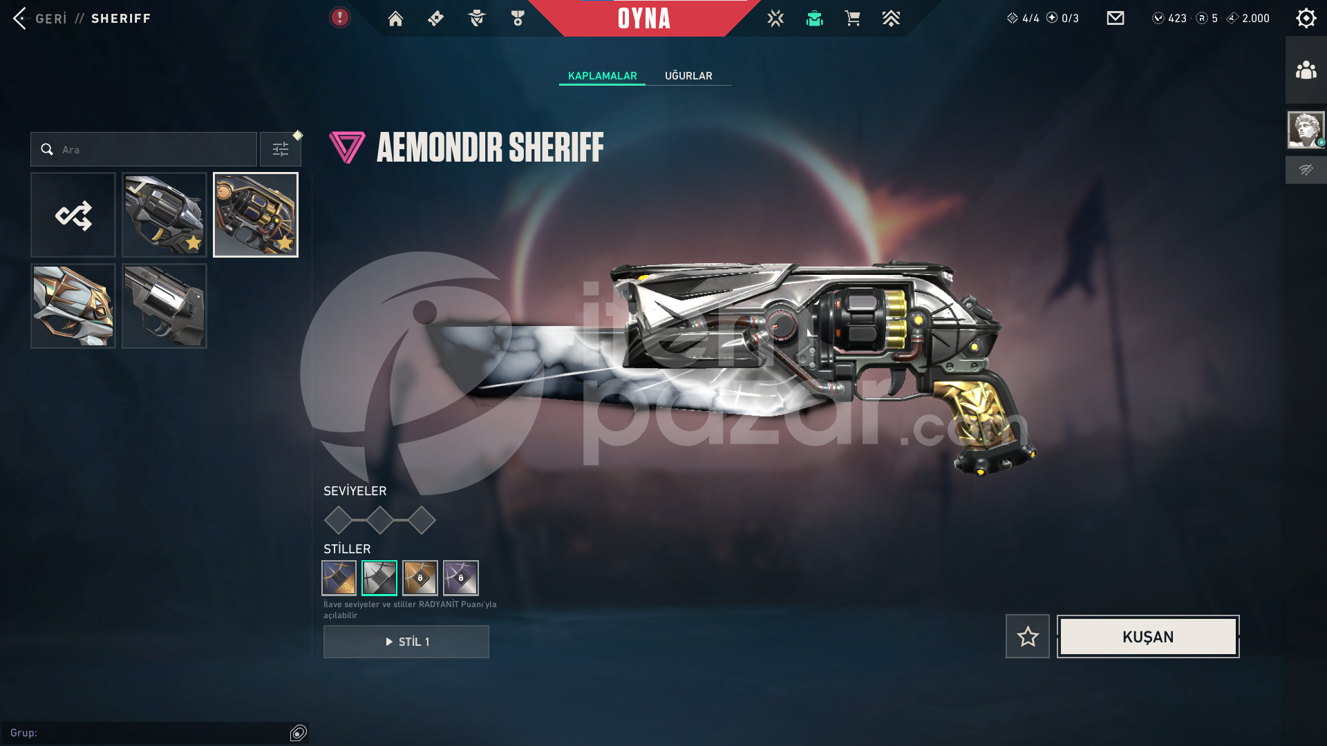 VCT 2025 Karambit Evori Van Uzaylı Avcısı Bıç