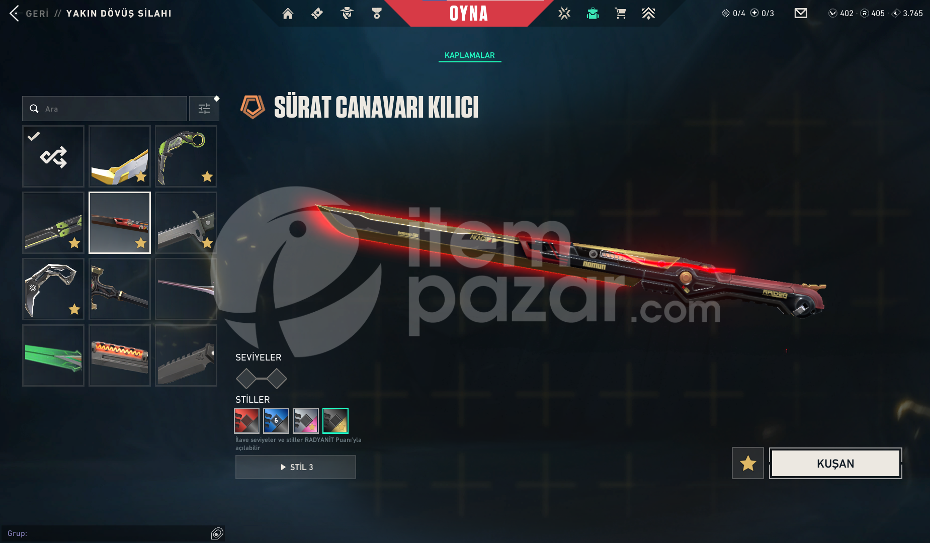 Vct 2025 Karambit Rgx 11z Pro Karambit Kuronami