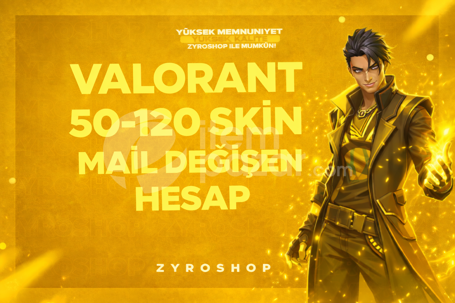 VIP | 50-120 SKİN | MAİL DEĞİŞEN |