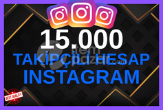 ⭐ [VIP] 15.000 Takipçili İnstagram Hesabı ⚡