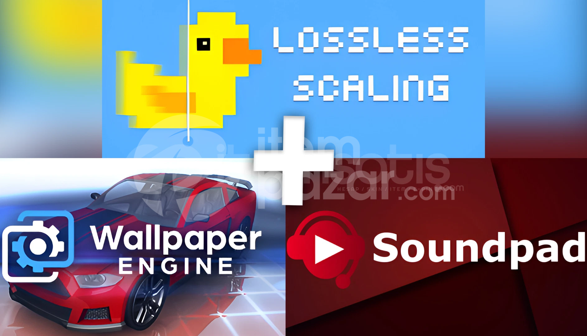 WALLPAPER ENGİNE+LOSSLESS SCALİNG+SOUNDPAD 