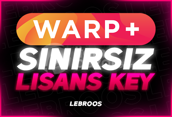 ⭐️WARP+ PLUS | Sınırsız Key (Pc/Mobile)