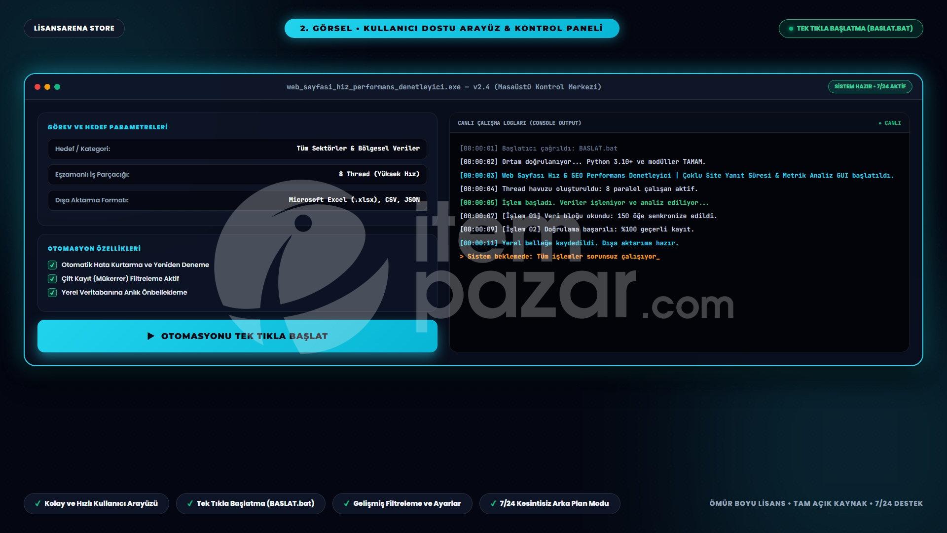 Web Sayfası Hız ve SEO Performans Denetleyici