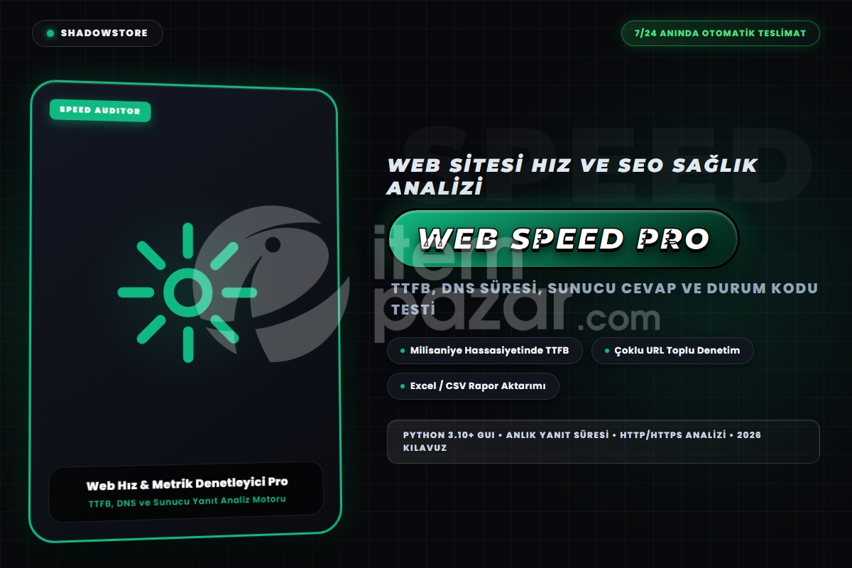 Web Sayfası Hız ve SEO Performans Denetleyici