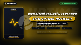 Web Sitesi Kesinti ve Çökme Takip Botu - Teleg