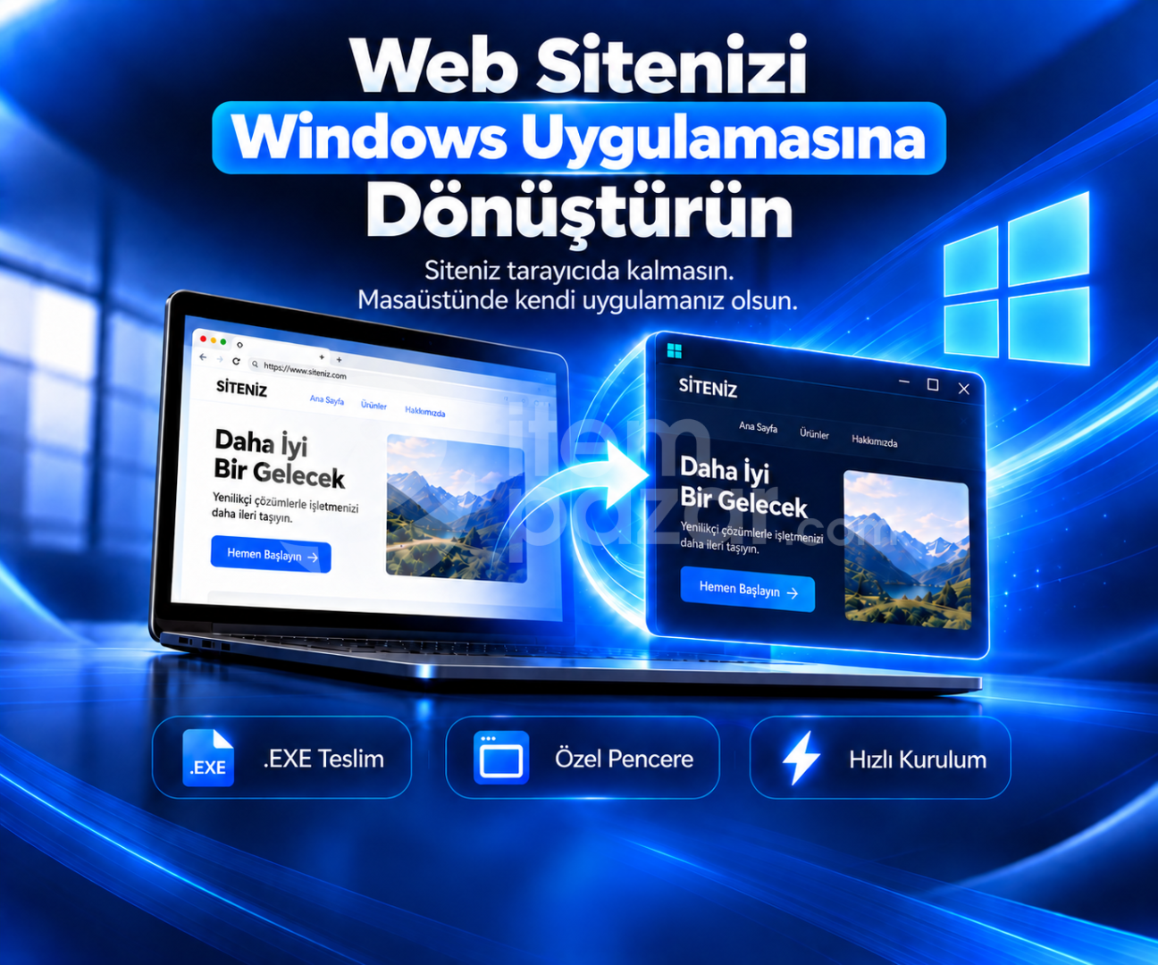 Websitenizi Masaüstü Uygulamasına Dönüştürün