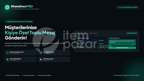 WhatsDirect Pro | Kayıtsız Toplu WhatsApp Botu