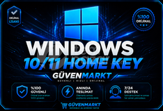 ⭐WİNDOWS 10/11 HOME KEY | OTO TESLİM⭐