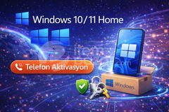 Win 10 / 11 Home - Telefon Aktivasyon