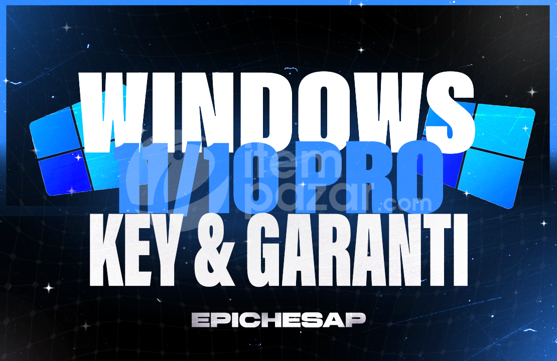 Windows Lisans Keyleri: 10/11 PRO, Garantili