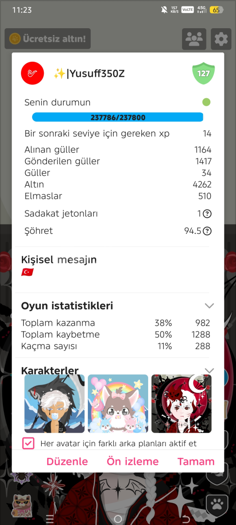 WOLVESVILLE LVL 127 UCUZ HESAP
