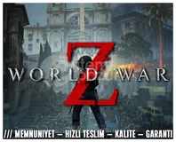 World War Z + Mail + Epic + FULL HESAP