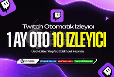 Garantılı - Twitch 1 Ay Oto 10 İzleyici