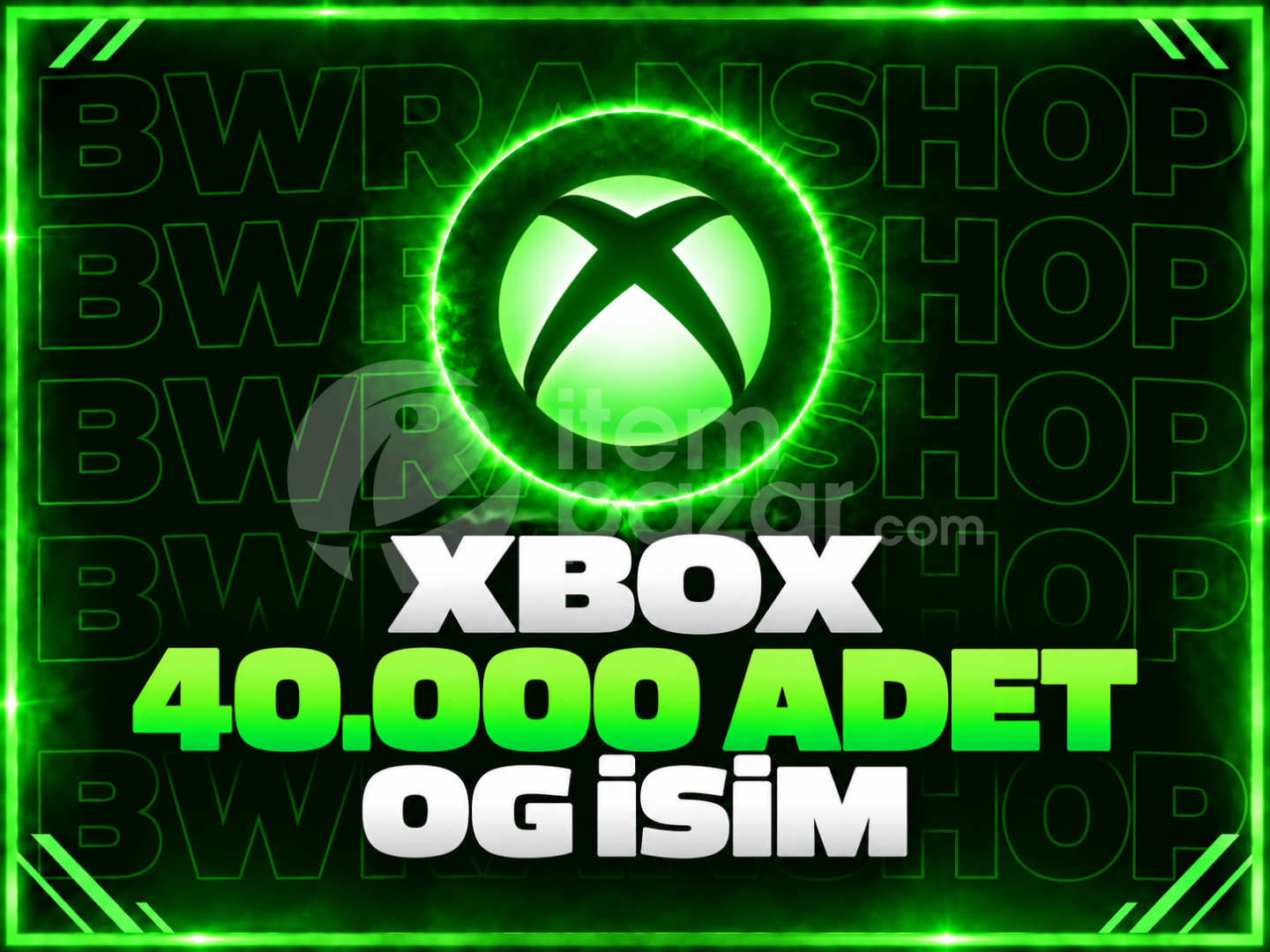 XBOX 40.000 ADET 4 HANELİ OG İSİM