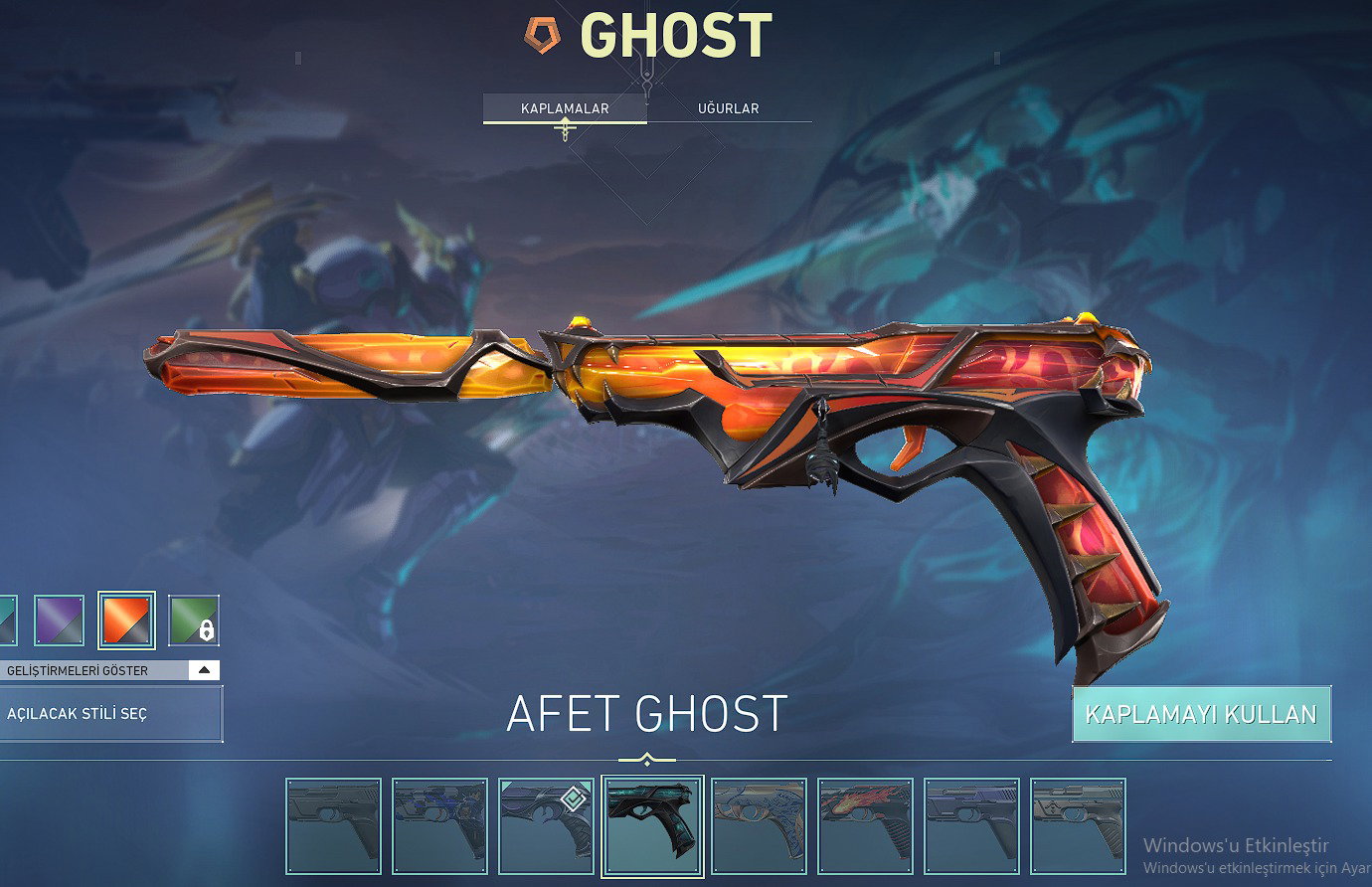 Yeni yağmacı set ve Rgx pro katana elmas 1 rank