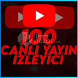 YouTube 100 Kaliteli Canlı Yayın İzleyici