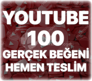 Youtube 100 Organik Beğeni