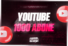 ⭐Youtube 1000 Abone ⭐