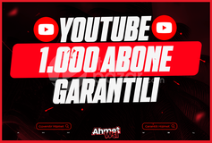 YouTube 1.000 Abone Garantili