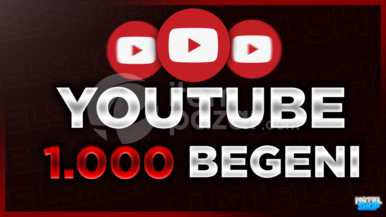 ⭐Youtube 1000 Beğeni