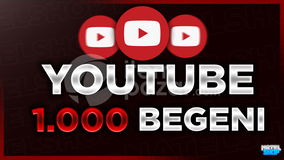 ⭐Youtube 1000 Beğeni