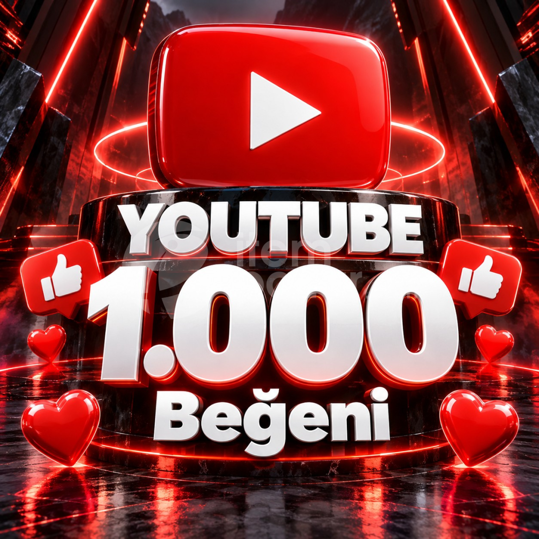 ⚡ YouTube 1.000 Beğeni | Garantili ⚡