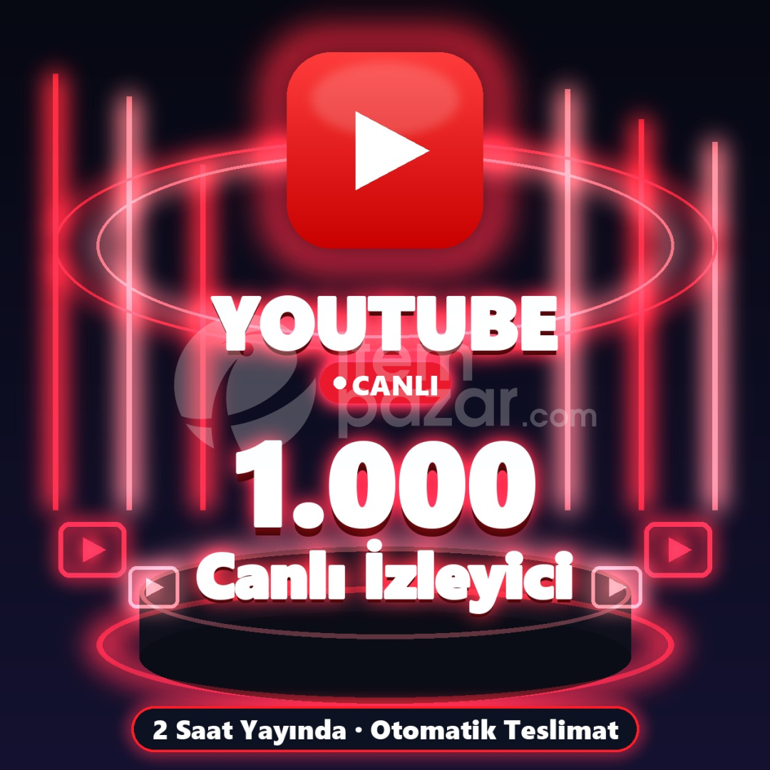 ⚡ YouTube 1.000 Canlı İzleyici 2 Saat ⚡